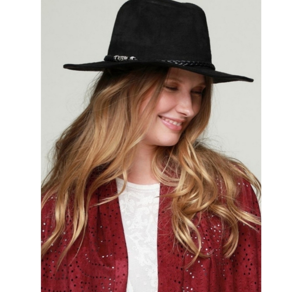 3 PACK FAUX SUEDE PANAMA HAT